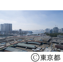 築地市場（ドローン）
