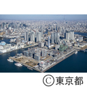 空撮（晴海選手村）