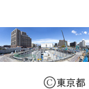 下水道局現場視察会（隅田川幹線工事・千住関屋ポンプ所建設工事）