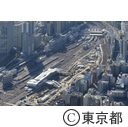 空撮（高輪ゲートウェイ駅）