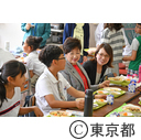 視察（渋谷区立千駄ヶ谷小学校）