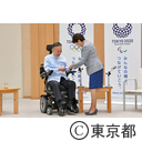 面会（東京パラリンピックの成功とバリアフリー推進に向けた懇談会 名誉顧問 谷垣禎一氏）