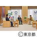 面会（国立大学法人東京医科歯科大学長 創薬・医療系オープンイノベーションに資する大学保有機器等の共用に関する協定書締結式）