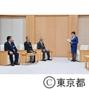 面会（屋形船東京都協同組合代表理事 佐藤勉氏ほか）
