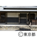 酒造場の風景（旧水車小屋と脇蔵）