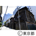 大門裏路地の古い家屋