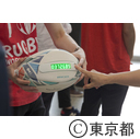 ラグビーワールドカップ優勝トロフィー「ウェブ・エリス・カップ」都庁内展示