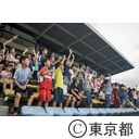 ラグビー日本代表チームと地域の交流イベント