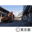 旧築地市場解体