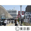 駅前ロータリーのシティドレッシング