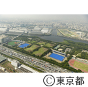 空撮 大井ホッケー競技場周辺