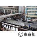 都知事選挙（細川候補街頭演説）