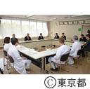 知事視察（府中療育センター）