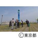 知事視察（汐入公園）