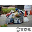 被災地で育てられた花の定植イベント