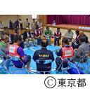 知事視察（都立東久留米総合高校）