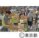 知事視察（築地市場）