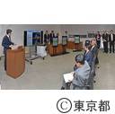 知事視察（情報通信研究機構）