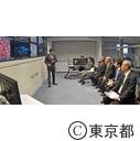 知事視察（情報通信研究機構）