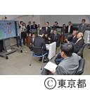 知事視察（情報通信研究機構）
