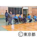 知事視察（障害者スポーツセンター）