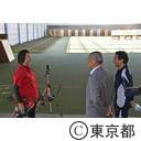知事視察（障害者スポーツセンター）