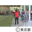 知事視察（障害者スポーツセンター）