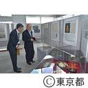 知事視察（延遼館の時代パネル展～観光物産展）