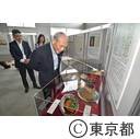 知事視察（延遼館の時代パネル展～観光物産展）