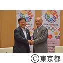 遠藤東京オリンピック・パラリンピック担当大臣の来庁
