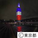 駒沢オリンピック公園記念塔（ライトアップ）