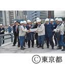 知事視察（築地大橋・豊洲市場）