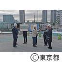 知事視察（築地大橋・豊洲市場）