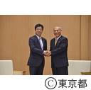 会談（一億総活躍担当大臣加藤勝信氏）