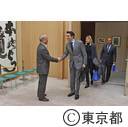 表敬訪問（フランス国民議会共和党「レ・カデ・ブルボン」一行）