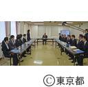 視察（警視庁勝どき庁舎）
