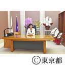 小池知事執務室着席