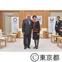 面会（国際水泳連盟地味局長 コーネル・マルクレスク氏）