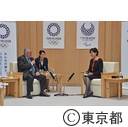 面会（国際水泳連盟地味局長 コーネル・マルクレスク氏）