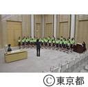 表敬訪問（日野市立七生小学校合唱団）