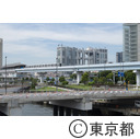 東京国際クルーズターミナルからお台場方向