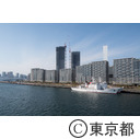豊洲大橋から見たHARUMI FLAG（晴海フラッグ はるみフラッグ）