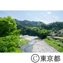 落合橋から見た秋川渓谷