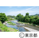 佳月橋から見た秋川渓谷