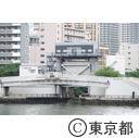 月島川水門テラス連絡橋