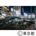 渋谷駅再開発 夜景